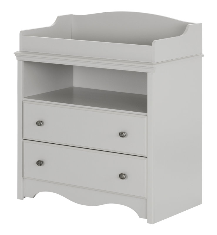 South Shore Angel Soft Gray Changing Table & Reviews Wayfair